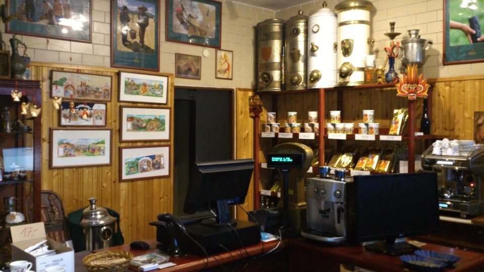 Minimuzeum kávy Frolík v Borohrádku
