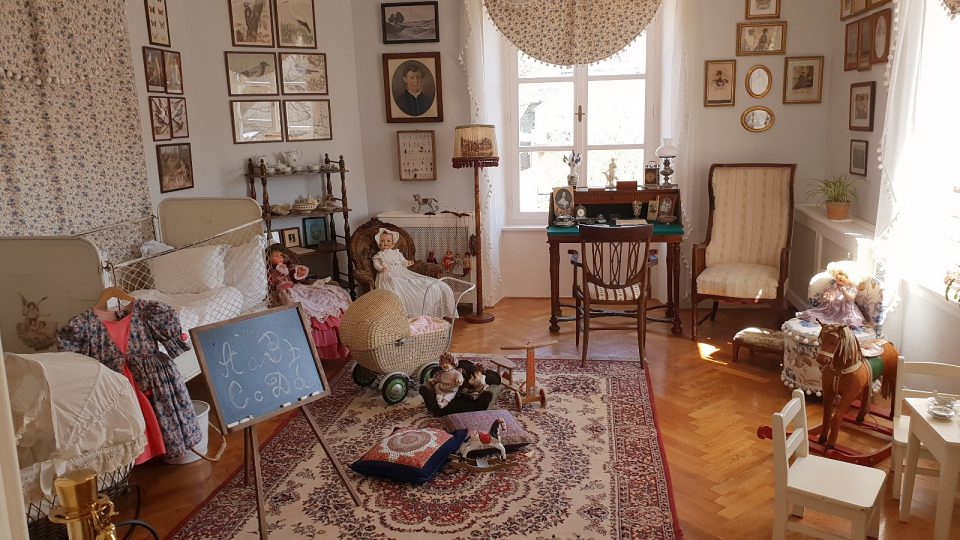 Dětský pokojík na zámku v Tachově