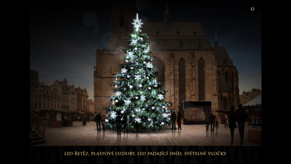 Varianta 2 pro letošní vánoční strom města Plzně