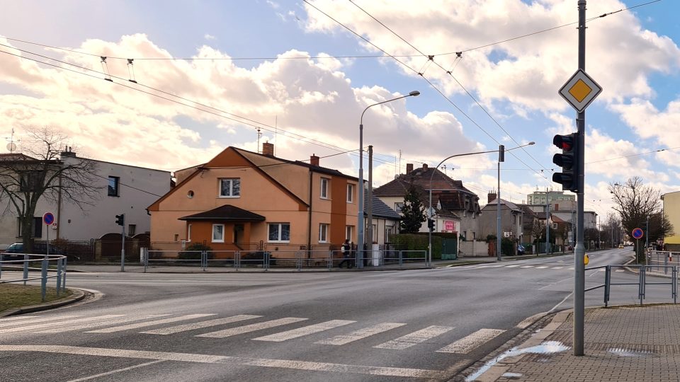 Masarykova ulice v Plzni-Doubravce