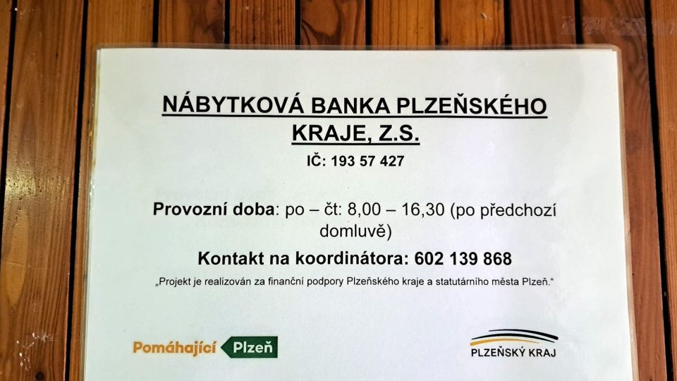 Nábytková banka Plzeňského kraje