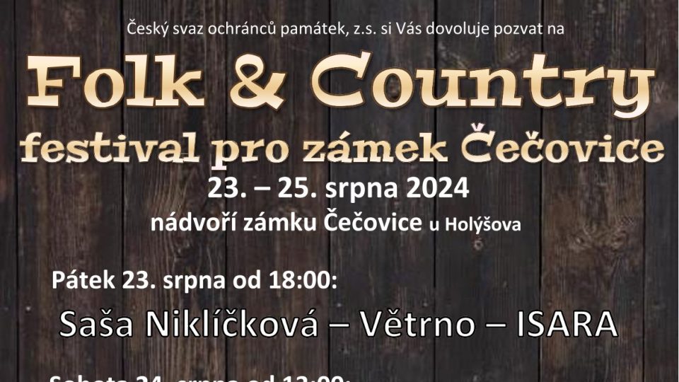 Festival pro zámek Čečovice