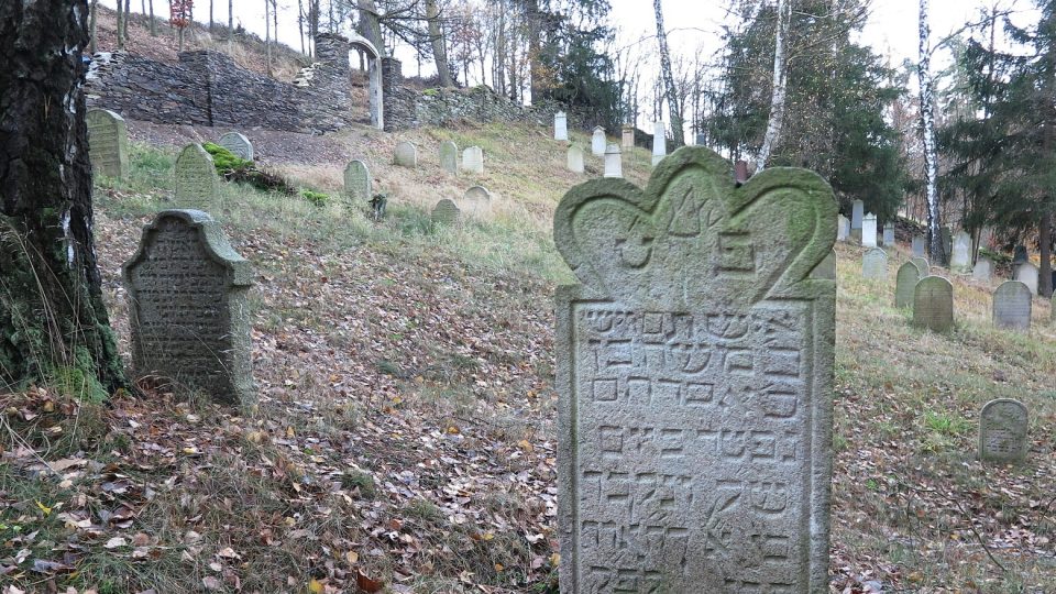 Židovský hřbitov u obce Řebří