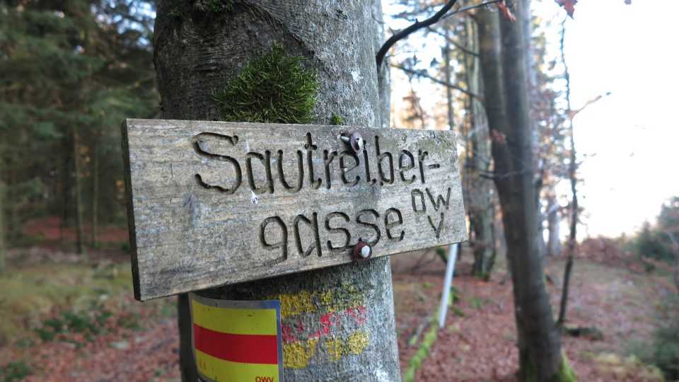 Hraniční značení v Českém lese