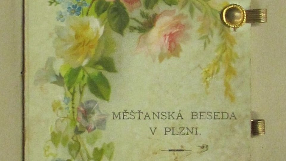 Taneční pořádek Měšťanské besedy ze 14. 2. 1888