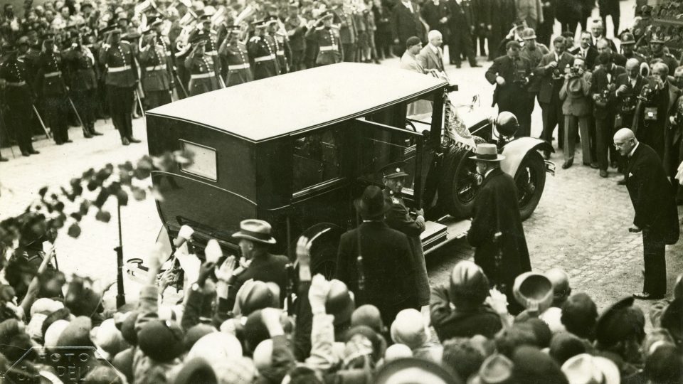 Návštěva prezidenta Masaryka ve Vysokém Mýtě roku 1929