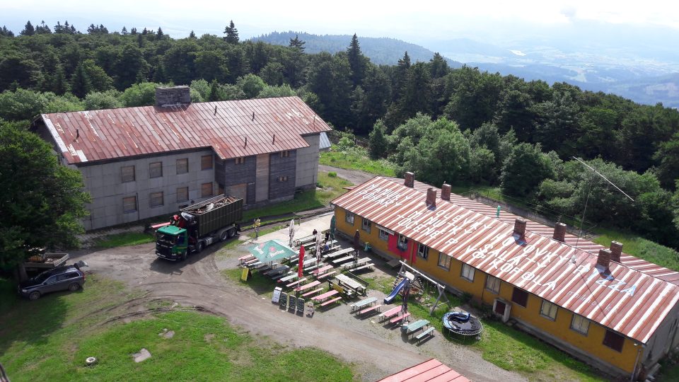 Demolice vojenských objektů na Čerchově