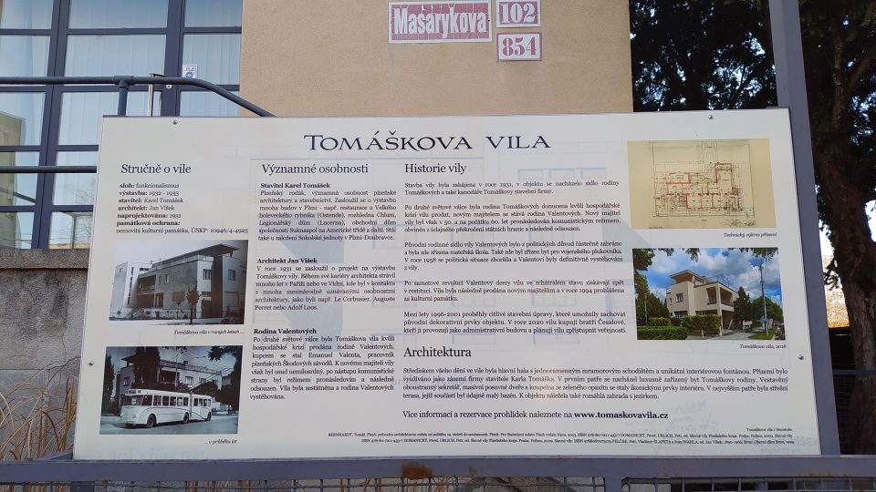 Tomáškova vila v Plzni - Doubravce