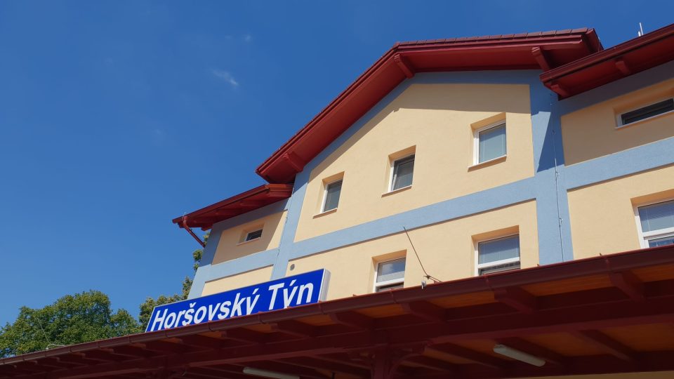 Opravené nádraží v Horšovském Týně