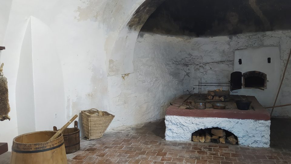 Černá kuchyně na hradě Seeberg