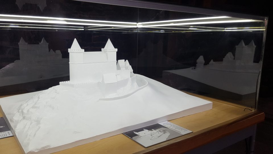 Model hradu Radyně
