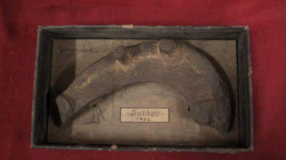 Podkova nalezená roku 1932 ve Švihově