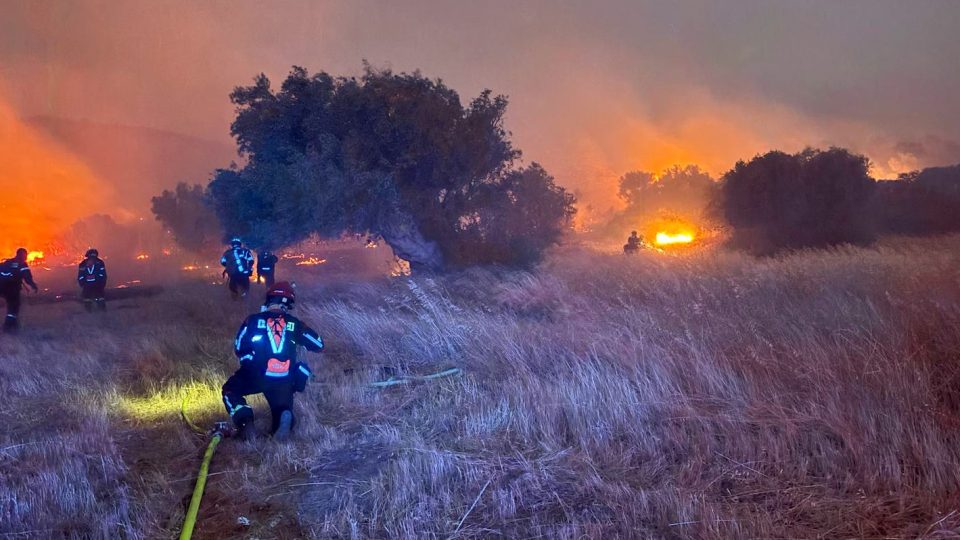 Čeští hasiči v Řecku | foto: HZS České republiky Čeští hasiči v Řecku