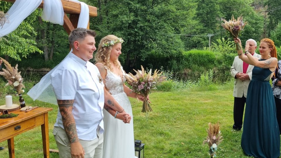 Svatba Máji a Natálie | foto: Lukáš Milota, Český rozhlas Svatba Máji a Natálie