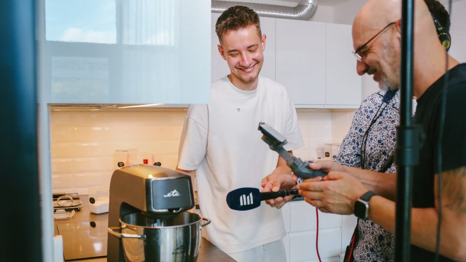 Vojta Vrtiška s naším týmem