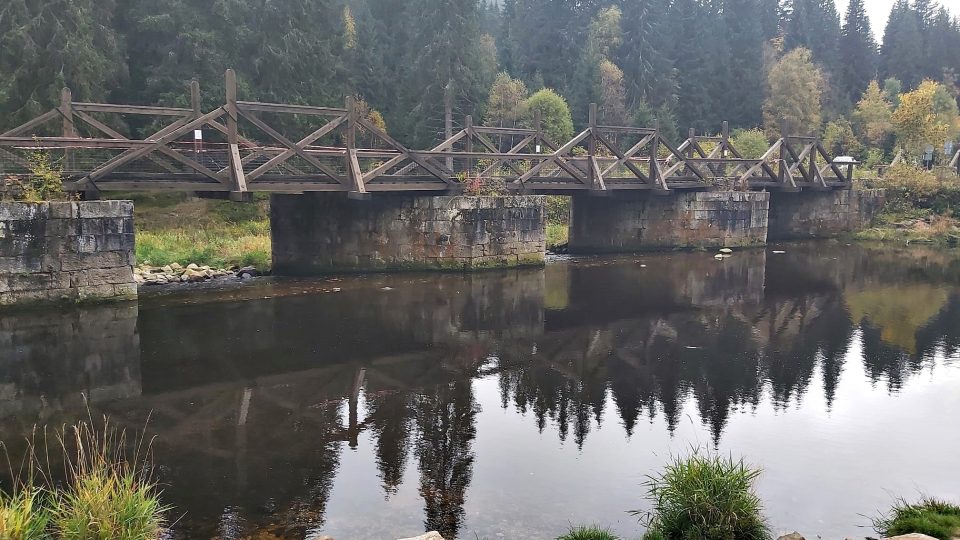 Hradlový most u Modravy se musí opravit