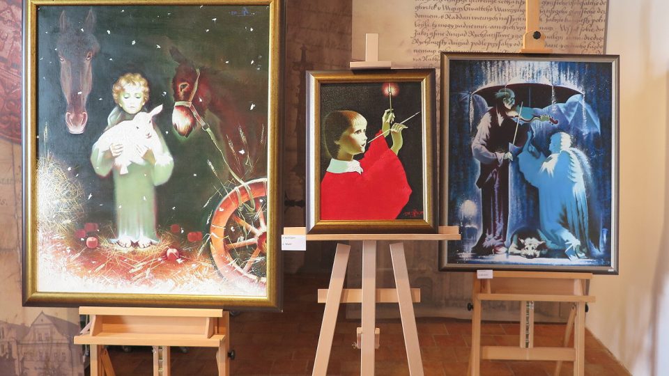 Výstava obrazů v Městském muzeu ve Stříbře