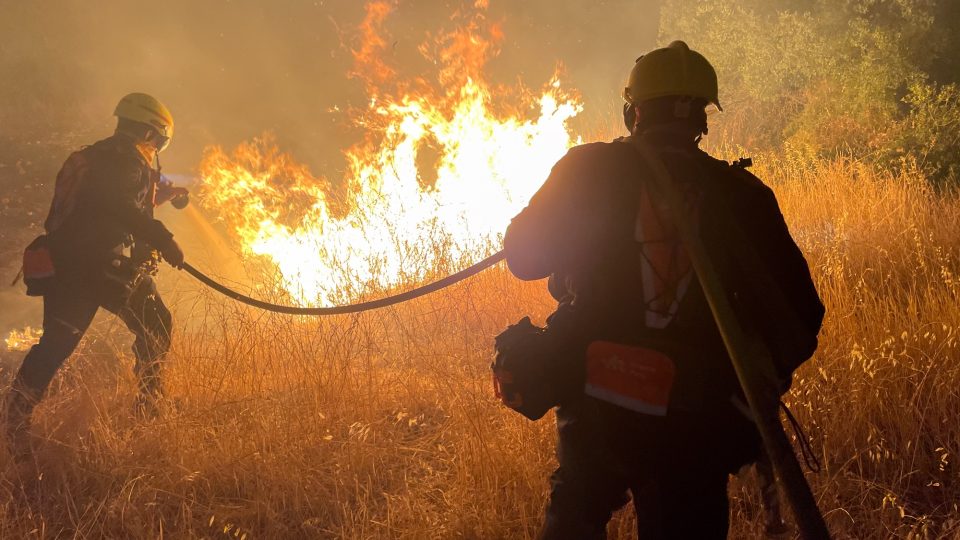 Čeští hasiči v Řecku | foto: HZS České republiky Čeští hasiči v Řecku