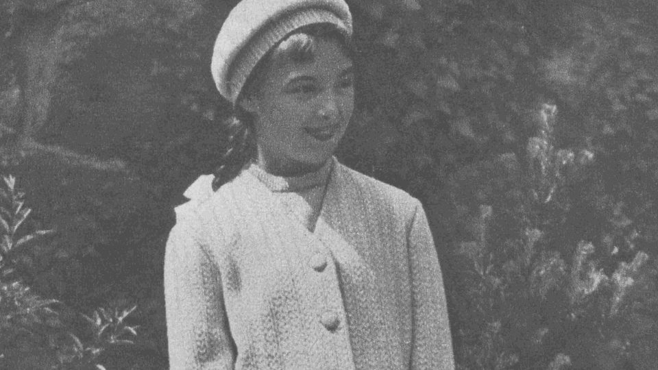 Fotografie dětské módy z roku 1960. Žena a móda, r. XII., 1960, s. 18