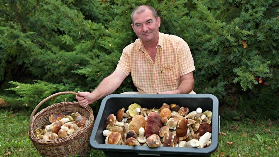 Vášnivý houbař Jaroslav Kopejtko