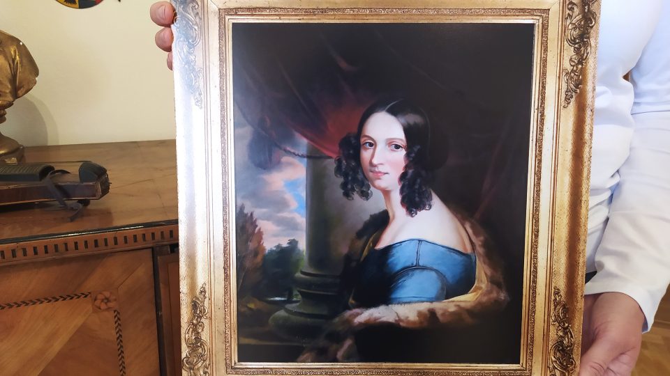 Nedávno objevený obraz Kateřiny von Lamberg