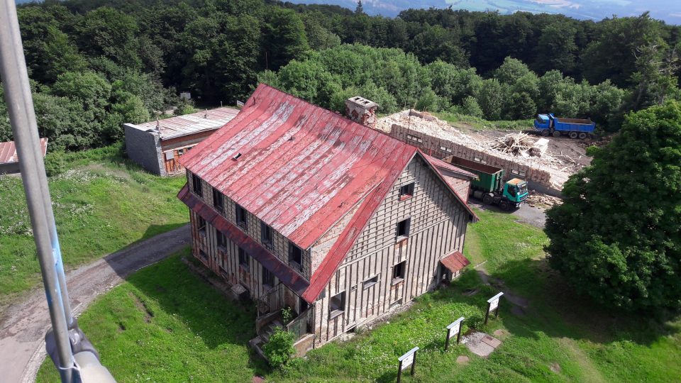 Demolice vojenských objektů na Čerchově
