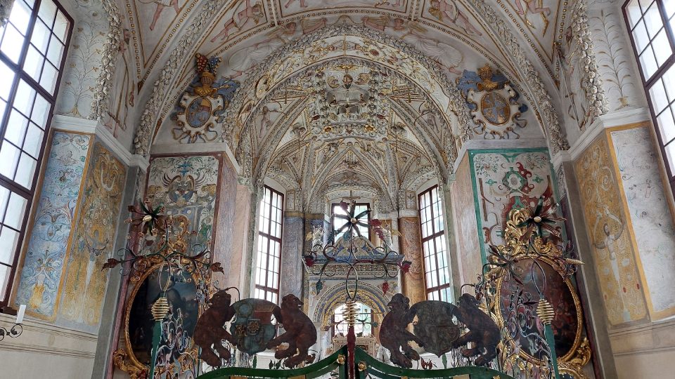 Kaple je nádherným příkladem italské renesance