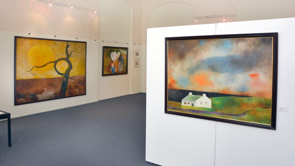 Výstava prací Oty Janečka v Muzeu a galerii severního Plzeňska
