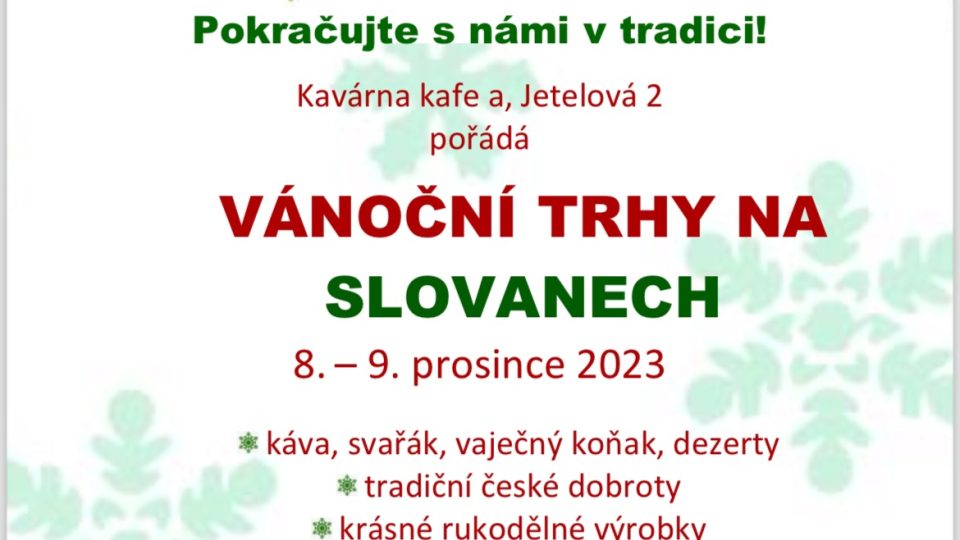 Vánoční trhy na Slovanech