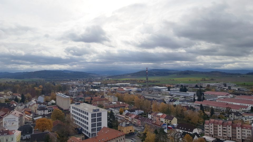 Výhled z Černé věže v Klatovech