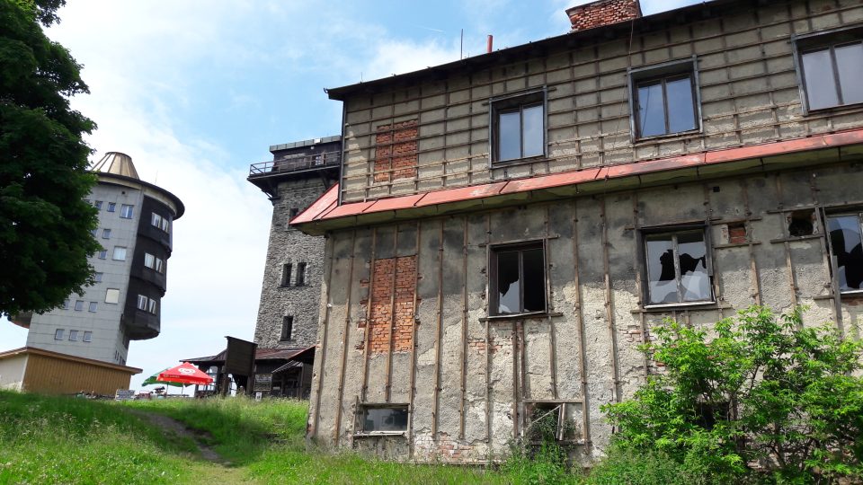 Demolice vojenských objektů na Čerchově