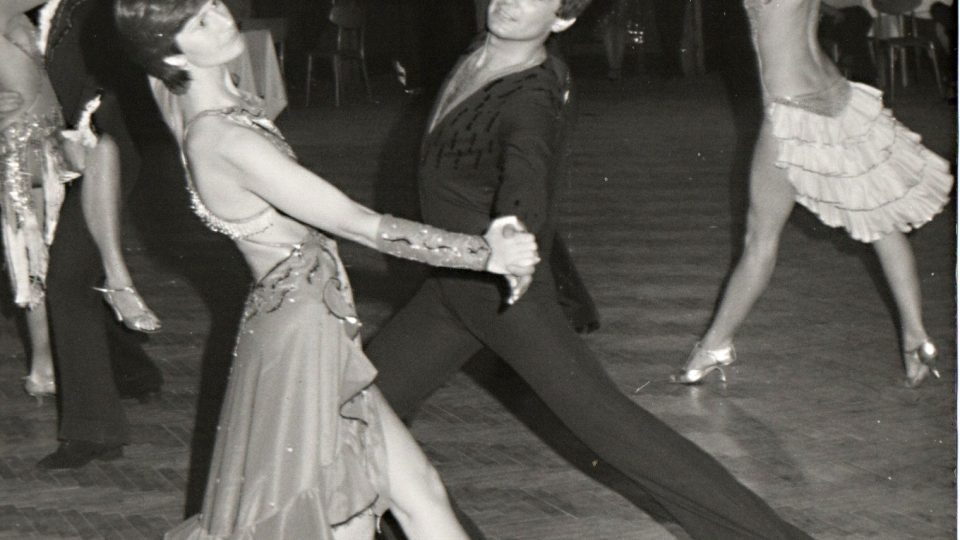 Chebský taneční mistr Vladimír Hána v dobách své aktivní kariéry | foto: archiv Vladimíra Hány Chebský taneční mistr Vladimír Hána v dobách své aktivní kariéry