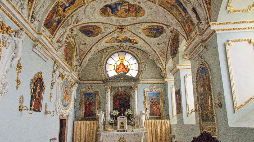 Zákupská kaple, kde se konala svatba následníka trůnu