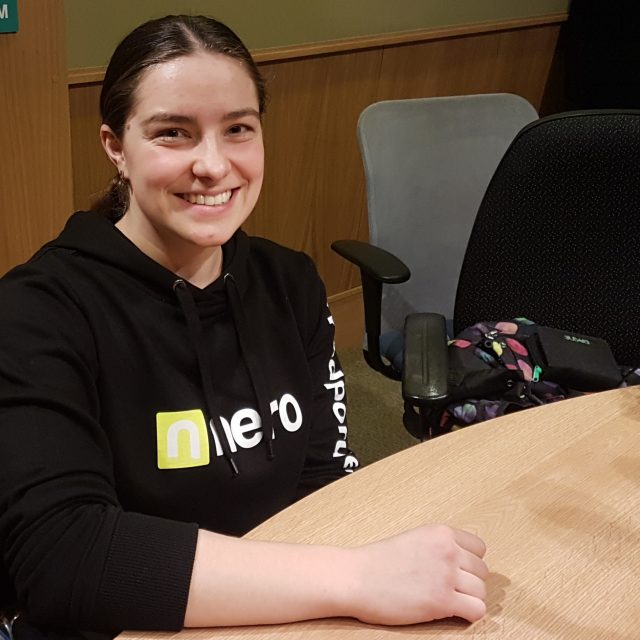 Reprezentantka v para plavání Vendula “Vendy” Dušková | foto: Ivana Schweitzerová Kolaříková,  Český rozhlas,  Český rozhlas