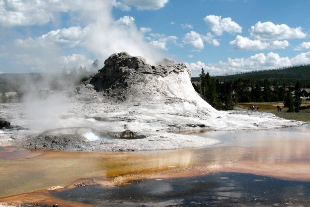 Yellowstonský národní park v USA.  | foto: Cylas Christner,  Fotobanka stock.xchng