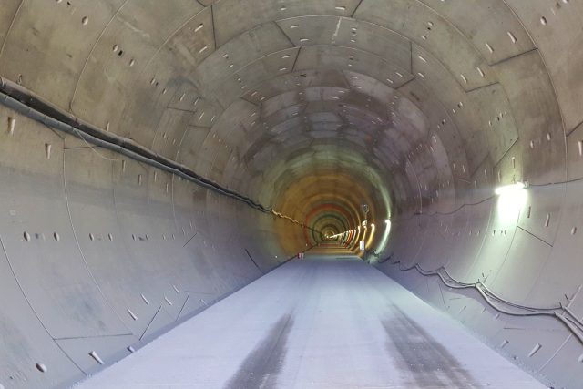 Navštívili jsme nejdelší železniční tunel v Česku a zjistili jsme,  jaký je aktuální stav stavby  | foto: Monika Červená,  Český rozhlas