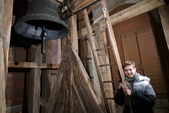 Zvoník Bruno Bezděk | foto: Jitka Englová,  Český rozhlas