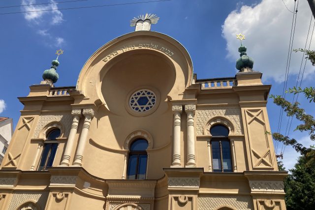 Průčelí opravené synagogy v Čáslavi | foto:  Nadační fond dr. Dagmar Lieblové