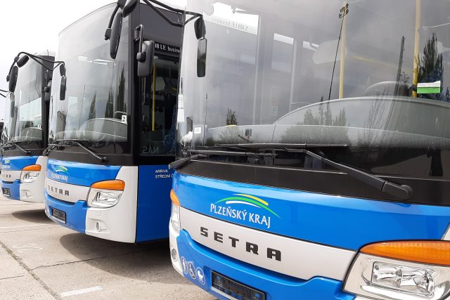 Společnost Arriva je novým autobusovým dopravcem v Plzeňském kraji | foto: Jan Markup,  Český rozhlas Plzeň