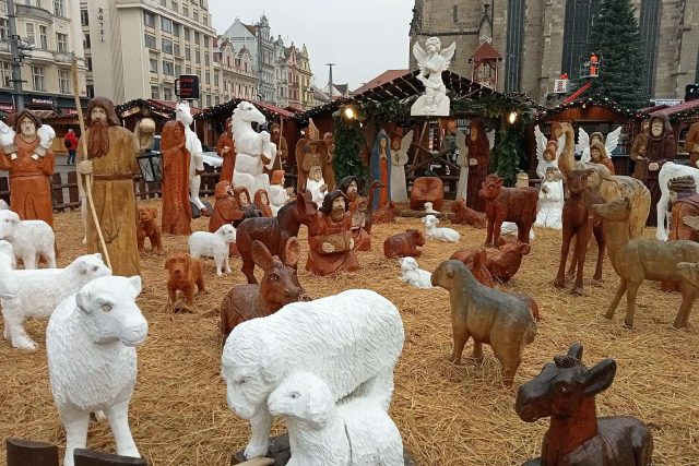 Adventní trh na náměstí v Plzni | foto: Veronika Krátká,  Český rozhlas
