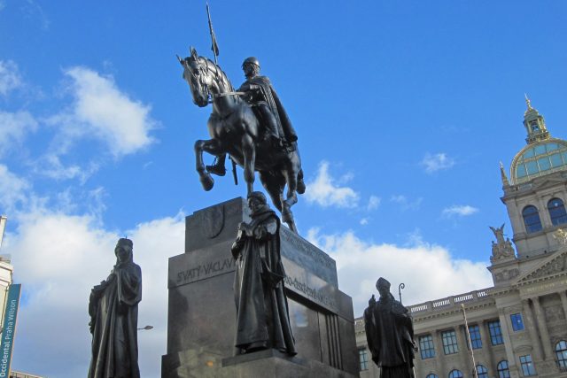 Socha svatého Václava v Praze | foto: Elena Horálková,  Český rozhlas